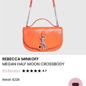 REBECCA MINKOFF MEGAN HALF MOON CROSSBODY